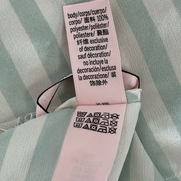 Victoria's Secret Mint and White Striped Camisole | X-LARGE 🔥CLEAR THE CLOSET - Picture 6 of 7